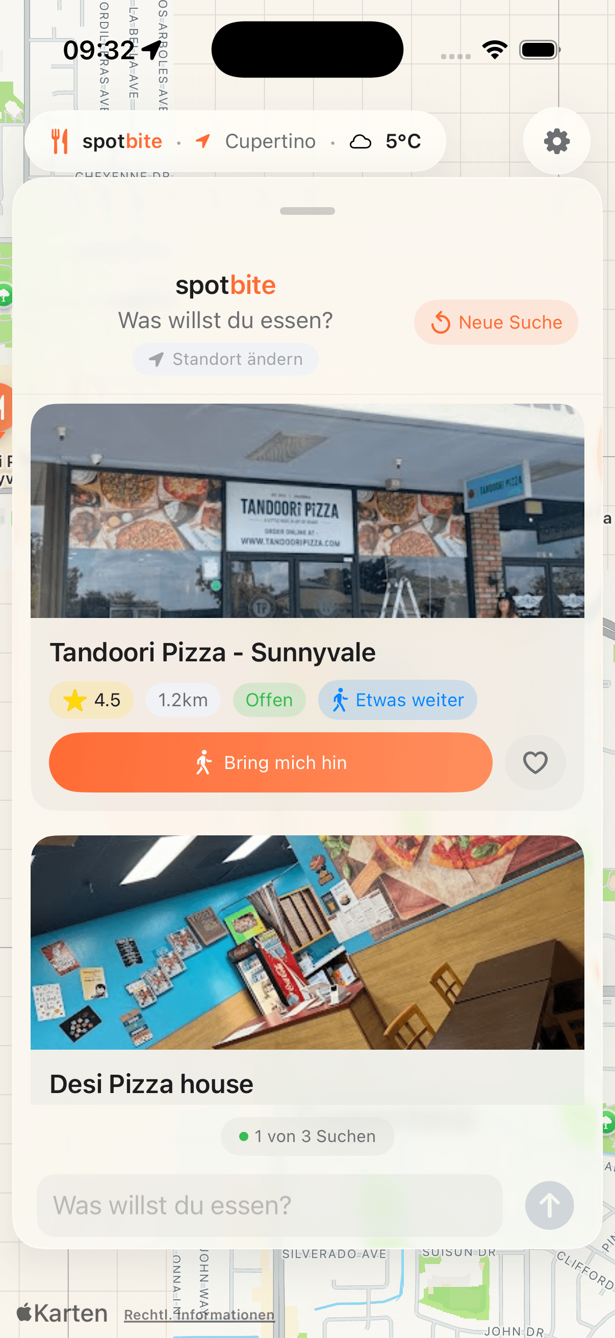 Spotbite app screenshot