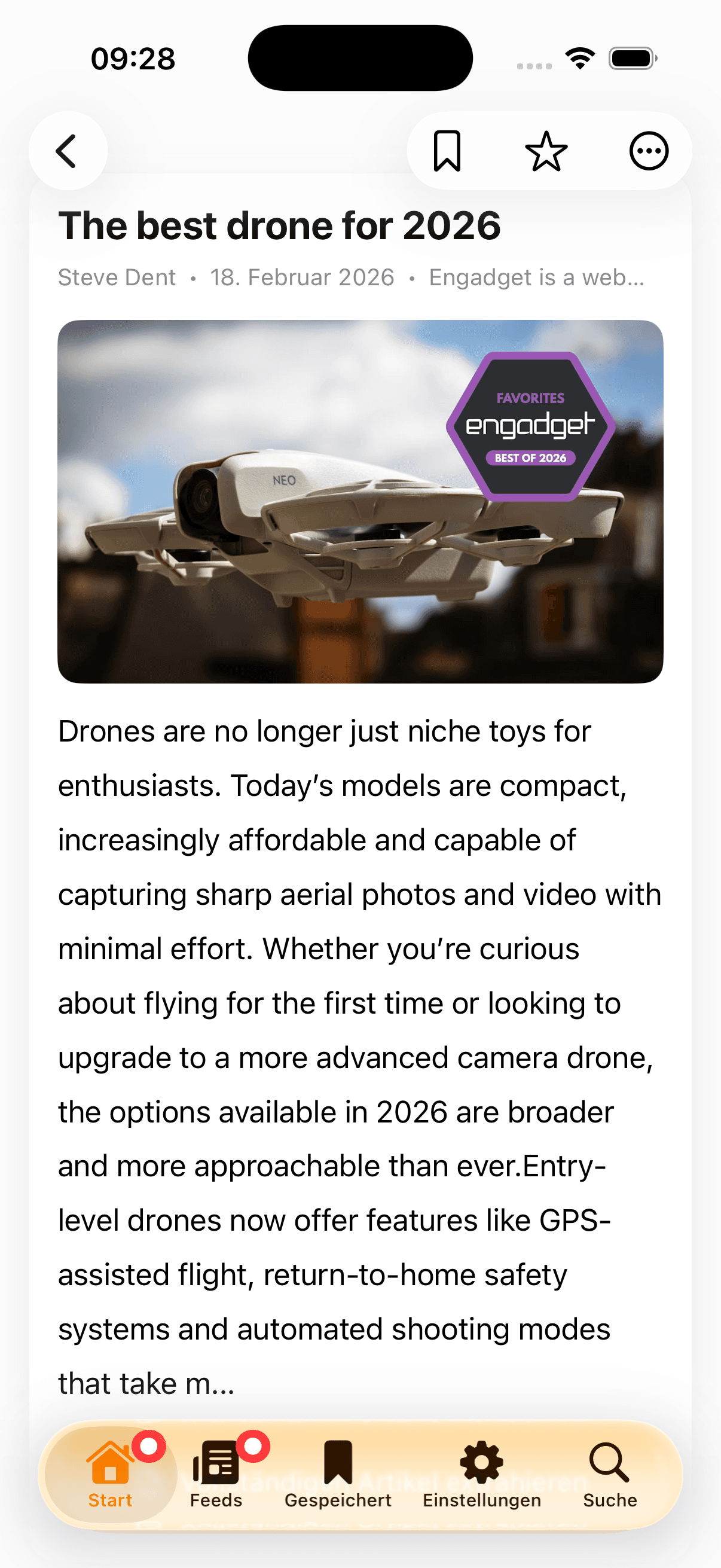 Wave Reader app screenshot